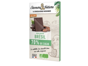 Chocolat noir 70% Origine Brésil 80g