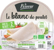 Blanc de Poulet 2 tranches 80gr