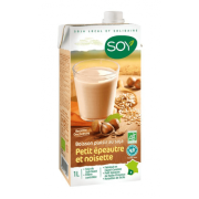 Boisson de soja, petit épeautre et noisette 1L