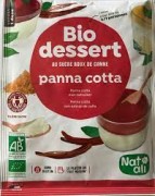 Bio dessert Panna cotta au sucre de canne 45gr
