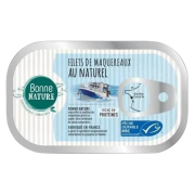 Filets de maquereaux au naturel 100gr