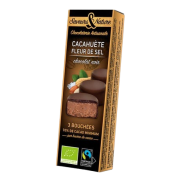 Barre cacahuète fleur de sel 3x15g