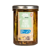 Anchois debout à l'huile d'olive 200g