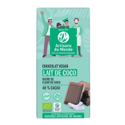 Chocolat bio au lait de coco 48% cacao 100gr