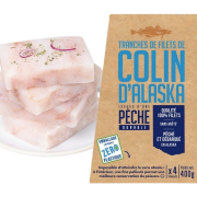 Tranches de filets de colin d'Alaska 400g