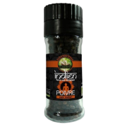 Poivre noir en grain Inde moulin 45gr