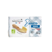 Beurre doux plaquette 250g