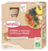 Gourde Pomme Myrtille Fraise 360g