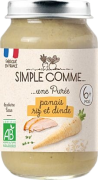 Pot panais riz dinde 190g