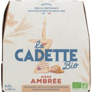 Bière ambrée la Cadette 6x25