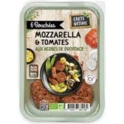 Bouchées Mozzarella Tomates aux herbes de provence 180g