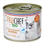 Mousse gourmande pour chat au saumon 200gr
