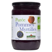 Purée Pomme Myrtille 630gr