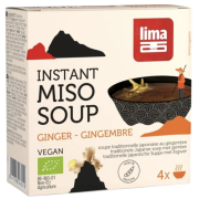 Soupe miso gingembre instantanée 4x15g
