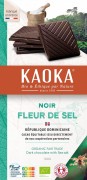 Chocolat noir bio 70% cacao à la fleur de sel 100gr