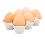 Boîte de 6 œufs frais