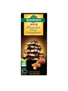 Chocolat noir bio aux amandes entières caramélisées 200gr