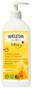 Crème lavante bébé calendula 400ml