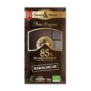 Chocolat noir bio 85% cacao Madagascar 100gr