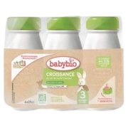 BABYBIO Croissance Liquide 6x25cl
