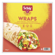 Tortilla wraps sans gluten