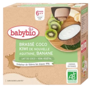 Gourde brassé Coco Kiwi Banane 4x90g