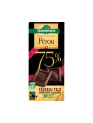 Chocolat noir origine Pérou 75% cacao 80gr