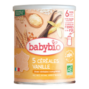 BABYBIO Céréales Vanille dès 8 mois 220g