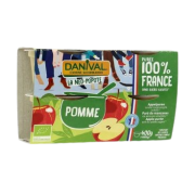 Compote de pommes 100% France 4x100gr
