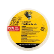 Feuilles de riz blanc bio 22cm 150gr