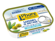 Sardines huile d'olive -50% sel 115g
