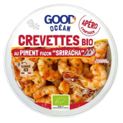 Crevettes au piment façon spiraracha 100g