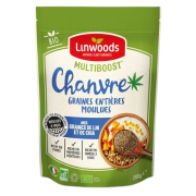 Graines de chanvre lin et chia moulues 200g