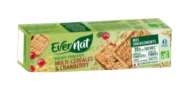 Biscuits multicéréales cranberry 130g