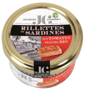Rillettes sardines aux tomates 90g