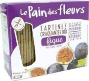 Biscottes Tartines craquantes bio Figue allégées en sel 150g