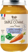 Bonne nuit Pâtes Carottes Epinards 200g