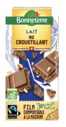Chocolat au lait Riz croustillant 100g