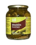 Cornichons gros aigre doux 670g
