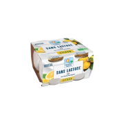 Spécialité délactosé au citron BIO, 4x125g