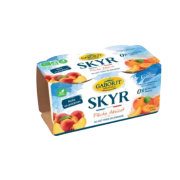 Skyr pêche abricot 2x120g