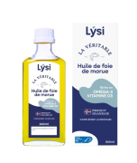 Huile de foie de morue naturelle -LYSI  240ml