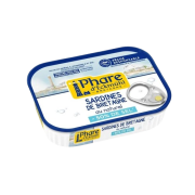 Sardines au naturel -50%sel 81g PNE