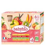 Gourdes multipacks fruits 8x90g