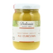 Moutarde douce au curcuma 200gr