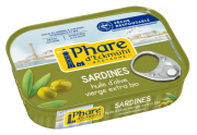 Sardines à l'huile d'olive bio 135gr