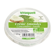 Crème amandes, concombres et aneth 125gr