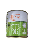 Petits pois bio 280gr net égoutté
