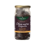 Olives dénoyautées noires naturel 190g