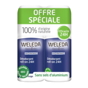 Déodorant homme roll-on 24h 2x50ml
